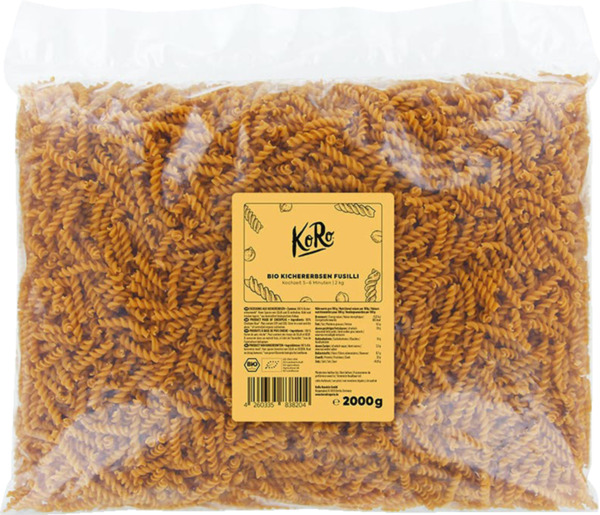 Bild 1 von KoRo Bio Fusilli aus Kichererbsen, 2 kg