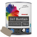 Bild 1 von toom 2in1 Buntlack 'Treibholz' hellbraun glänzend 750 ml