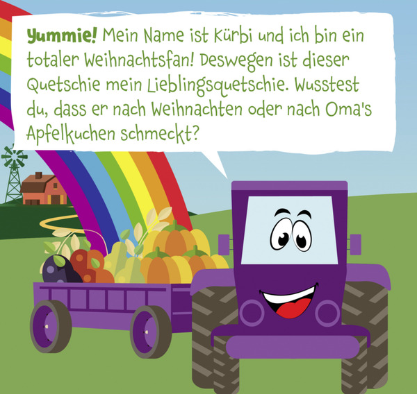 Bild 3 von Pumpkin Organics Bio Quetschie mit Kürbis, Birne, Apfel, Pflaume & Hafer, 100 g