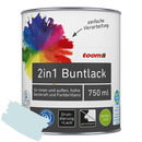 Bild 1 von toom 2in1 Buntlack 'Atempause' hellblau seidenmatt 750 ml