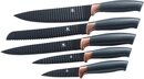 Bild 1 von KING Messer-Set Carbon Design (Set, 5-tlg), Wellenschliff