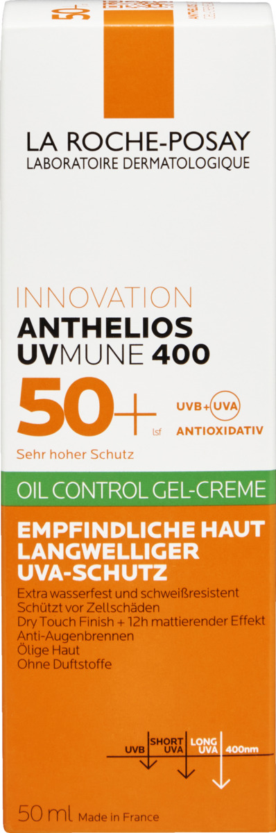 Bild 1 von LA ROCHE-POSAY Anthelios UVMUNE 400 Oil Control Gel-Creme LSF 50+, 50 ml