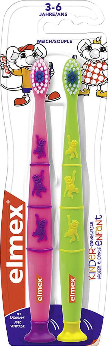 Bild 3 von elmex Kinderzahnbürste weich Doppelpack