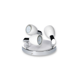 toom LED-Wohnraumstrahler 'Alice' 3-flammig 350 lm