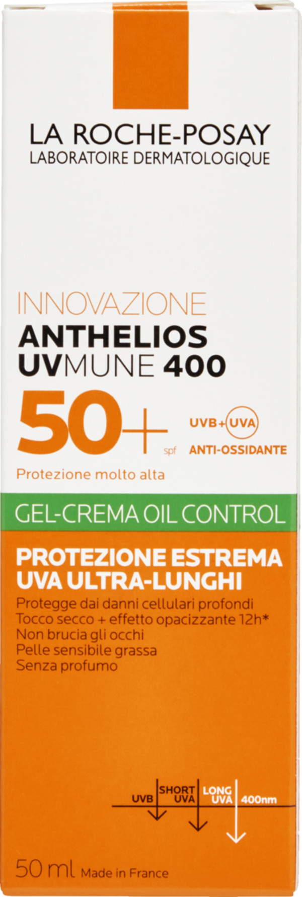 Bild 2 von LA ROCHE-POSAY Anthelios UVMUNE 400 Oil Control Gel-Creme LSF 50+, 50 ml