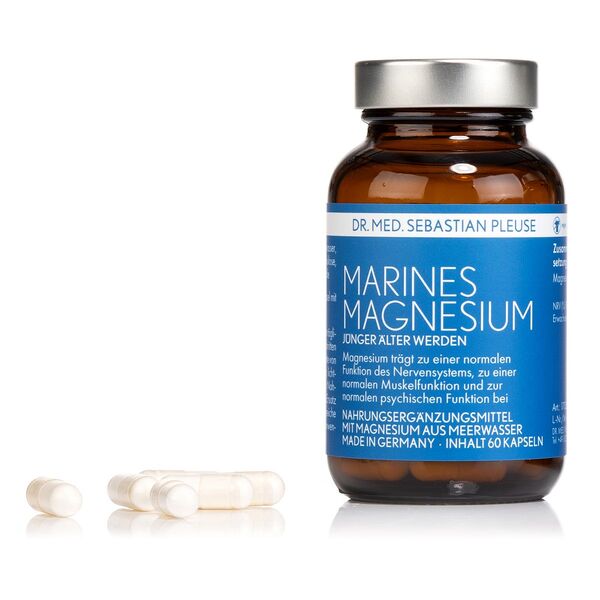 Bild 1 von Dr. med. Sebastian Pleuse marines Magnesium 60 Kapseln für 30 Tage