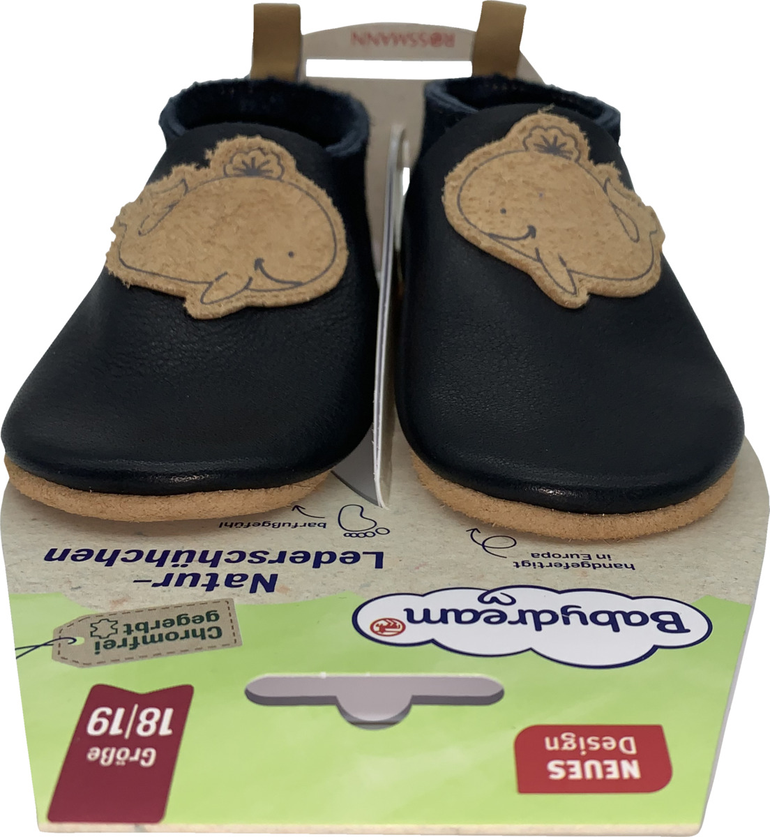 Bild 1 von Babydream Lederschühchen, blau Gr. XL 22/23