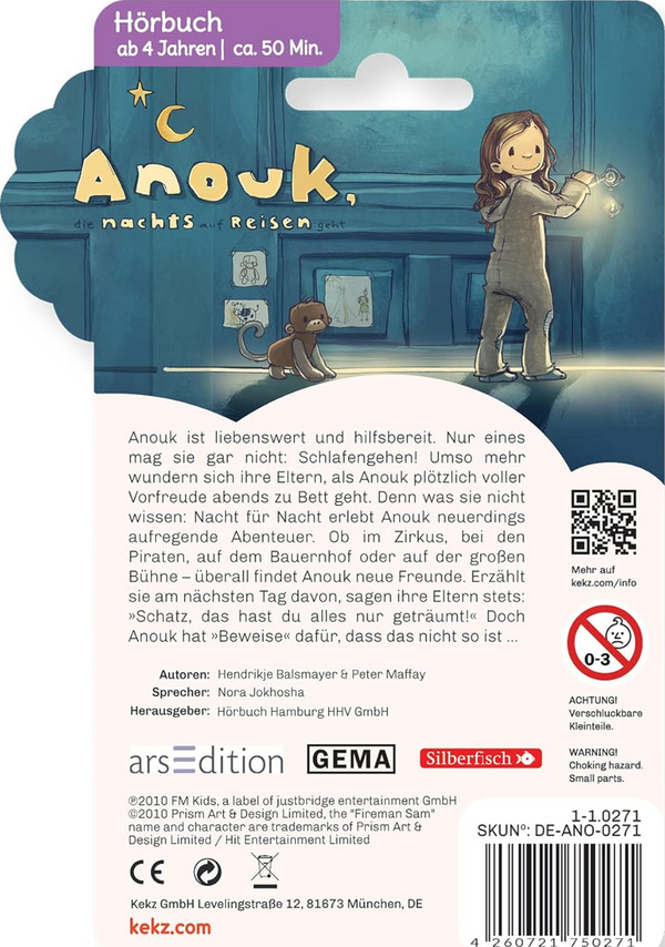 Bild 2 von Kekz Audiochip Anouk, die nachts auf Reisen geht