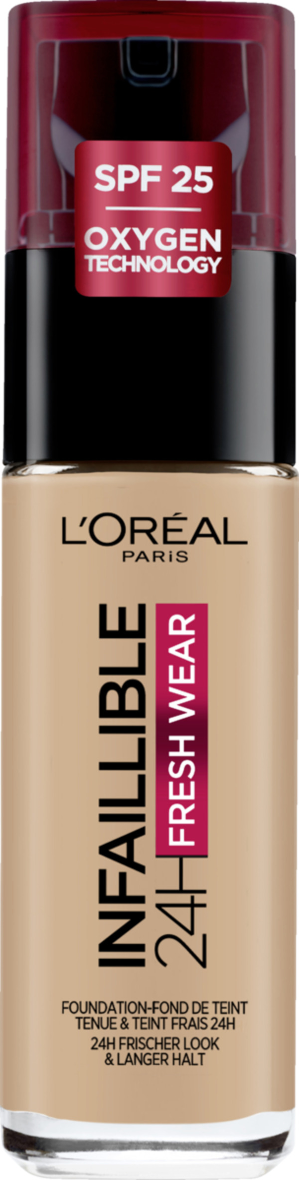 Bild 1 von L’Oréal Paris Foundation Infaillible 24H Fresh Wear Make-Up 220 Sand LSF 25, 30 ml