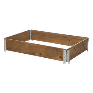 Holzbeet Linda 120 x 80 cm braun