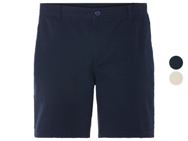 Bild 1 von LIVERGY® Herren Seersucker-Shorts aus reiner Baumwolle