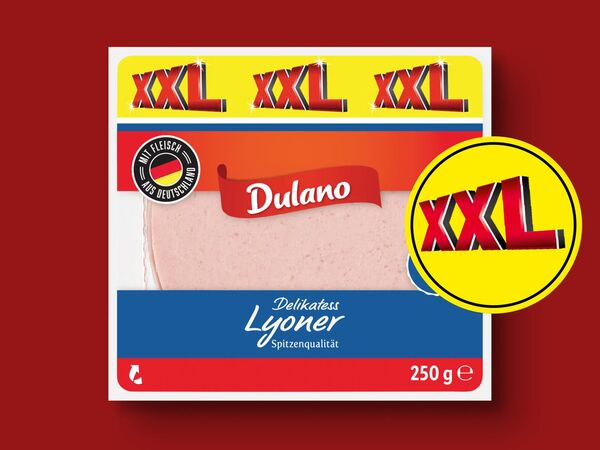 Bild 1 von Dulano Delikatess Lyoner XXL,  250 g