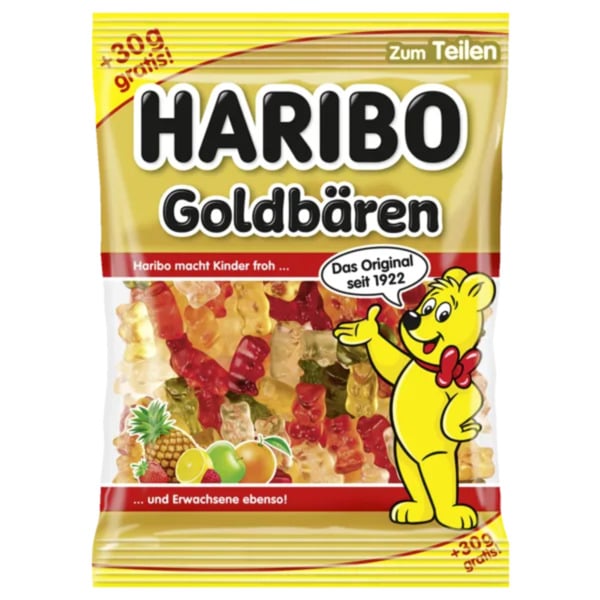 Bild 1 von Haribo
Fruchtgummi oder Lakritz