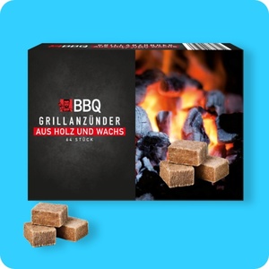 BBQ Grillanzünder, Aus Holz und Wachs oder auf Paraffinbasis