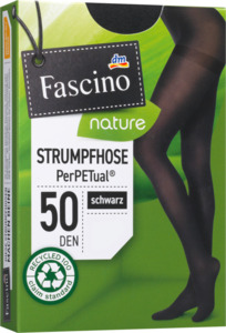 Fascino Strumpfhose mit recyceltem Material schwarz Gr. 38/40, 50 DEN