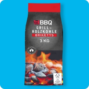 BBQ Grill-Holzkohle-Briketts, FSC-zertifiziert