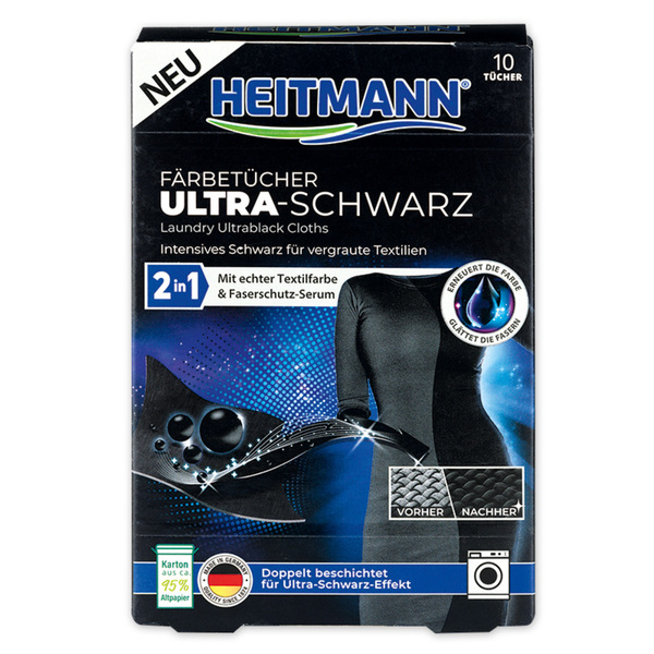 Bild 1 von Heitmann Färbetücher Ultra-Schwarz