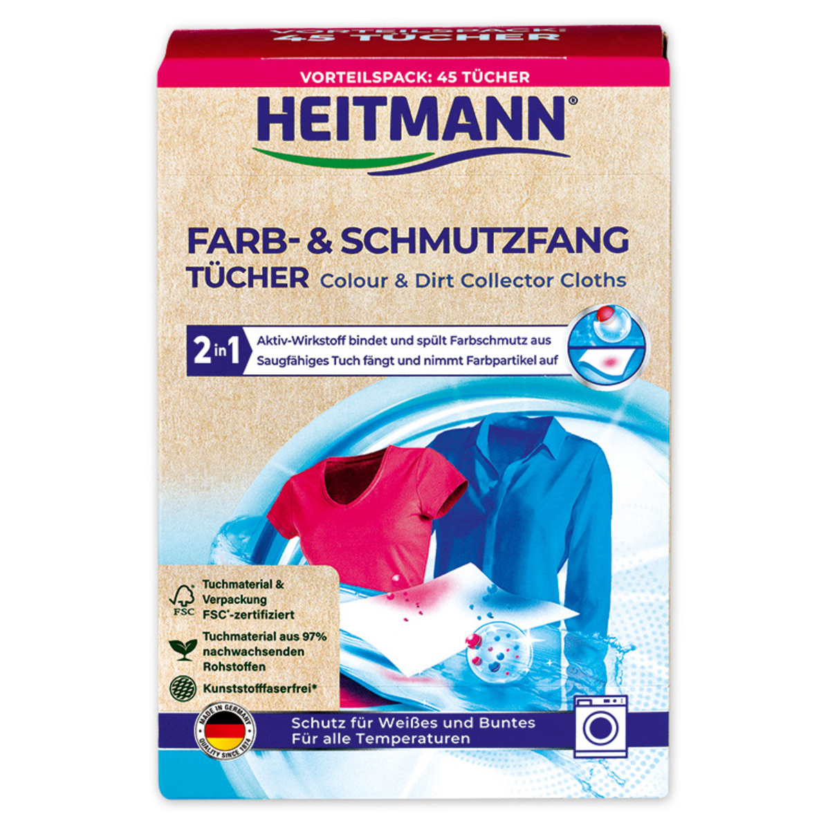 Bild 1 von Heitmann Farb- & Schmutzfang Tücher