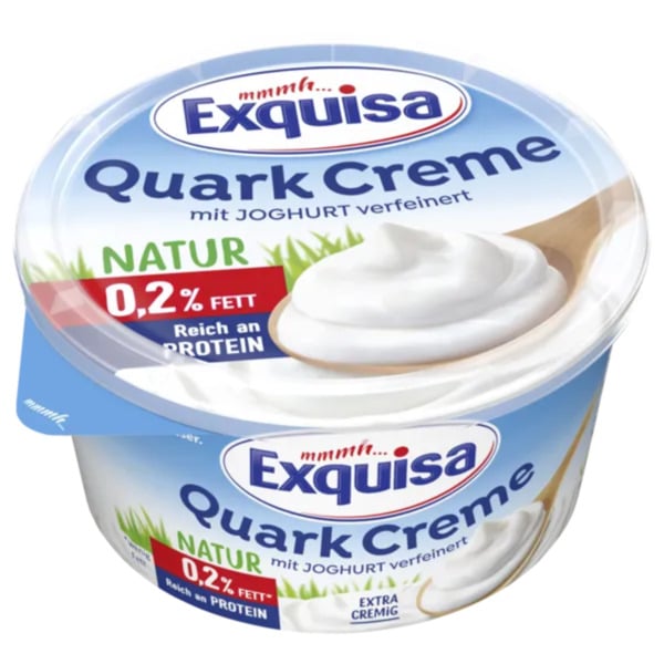 Bild 1 von Exquisa
Quark Creme oder Quark Genuss 0,2 % Fett