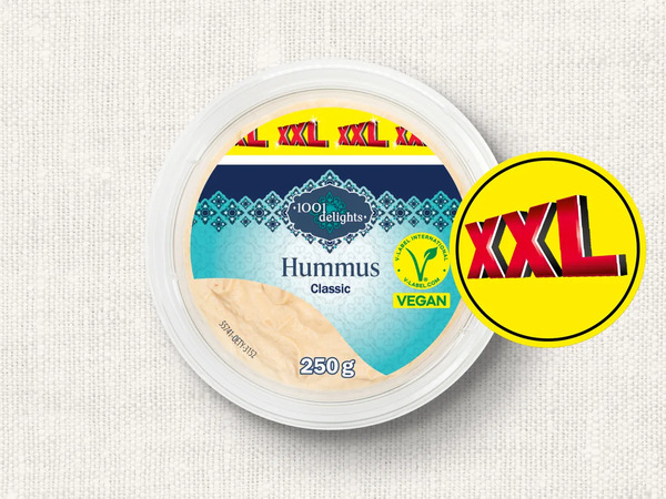 Bild 1 von 1001 delights Hummus Classic XXL,  250 g