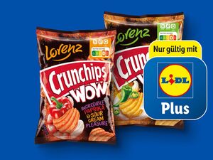 Lorenz Crunchips WOW/Rustics,  110 g