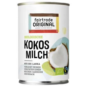 fairtrade ORIGINAL
Kokosmilch