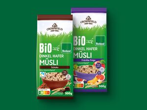 Bioland Dinkel Hafer Müsli,  500 g