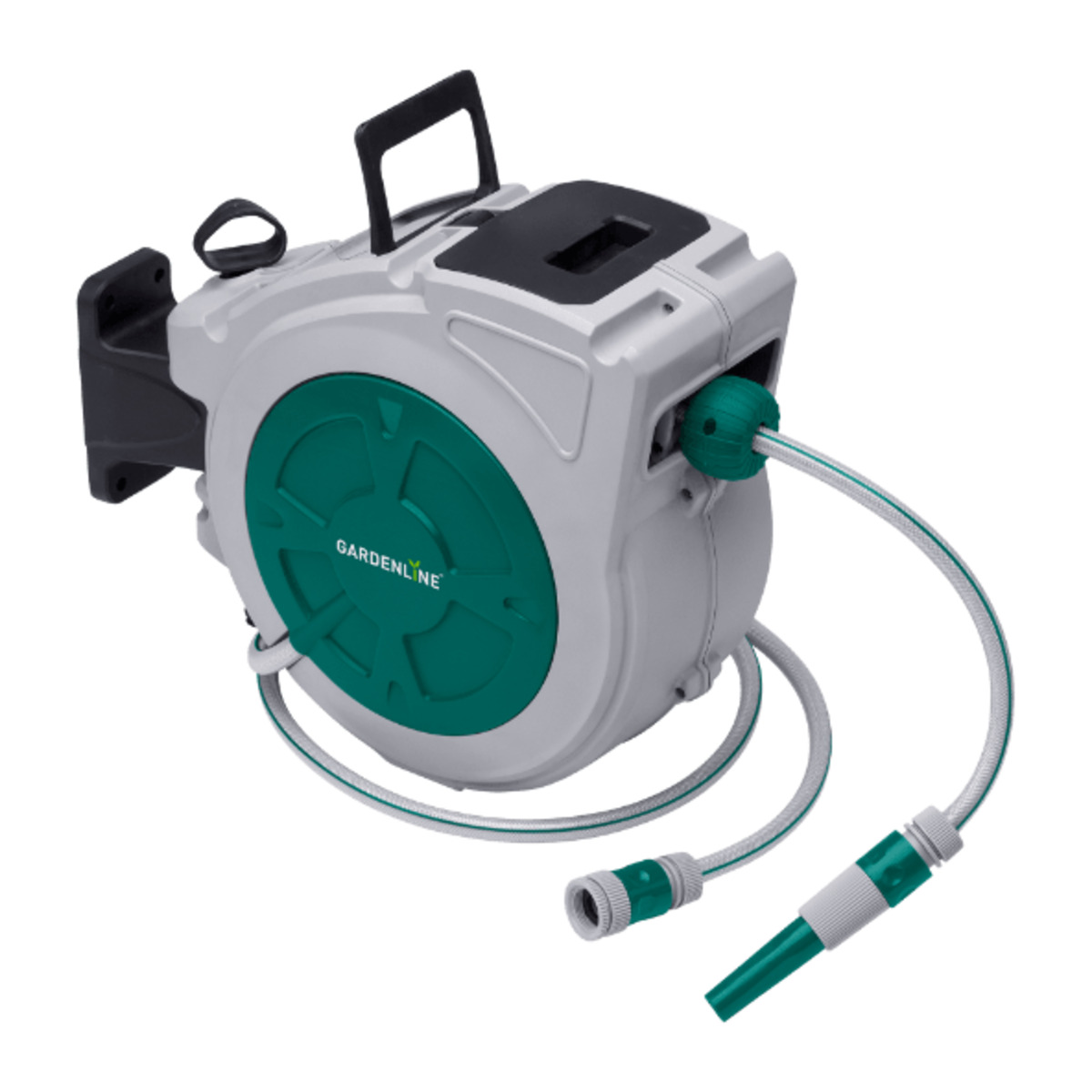 GARDENLINE Automatischer Schlauchaufroller von ALDI Nord ansehen!