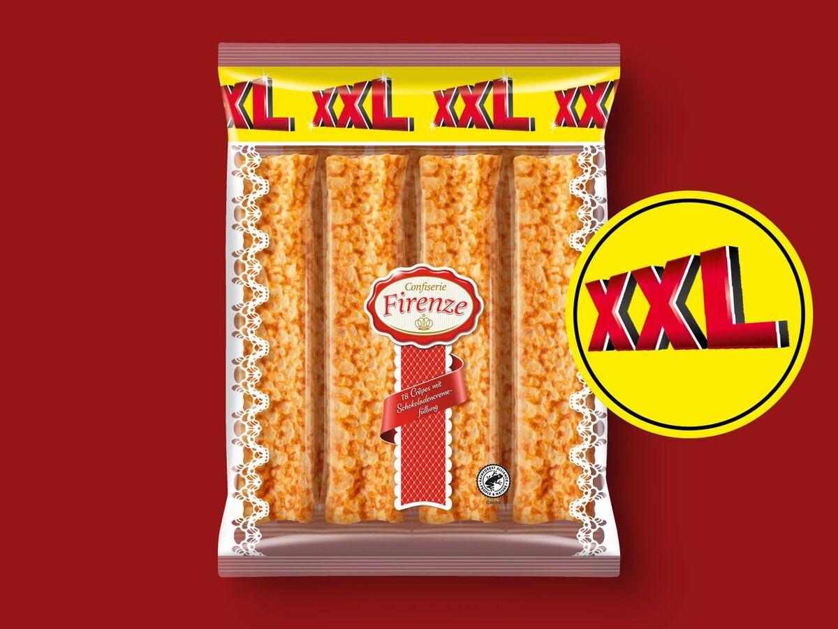 Bild 1 von Confiserie Firenze Gefüllte Crepes mit Schokocreme XXL,  576 g