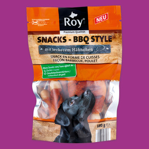 Roy Hundesnacks BBQ Style