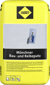 Sakret Münchner Rau- und Reibeputz 25 kg Sack weiß 2,0 mm 42 St. Palettenabnahme