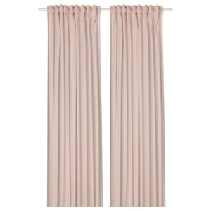 SILVERLÖNN  Gardinenstore/Paar, rosa 145x300 cm
