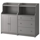 Bild 1 von HAUGA  Aufbewahrungskombi, grau 139x46x116 cm