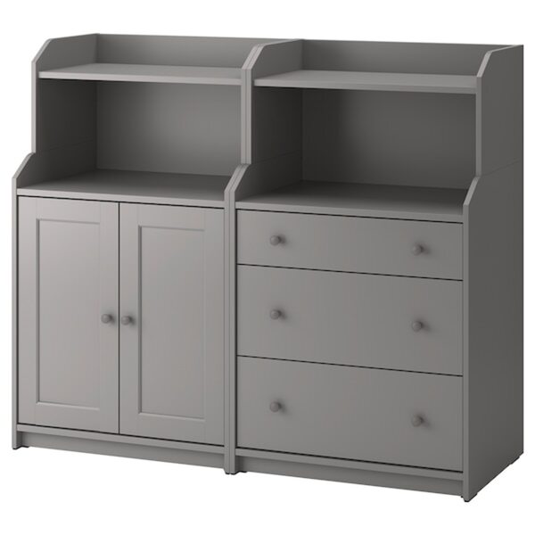Bild 1 von HAUGA  Aufbewahrungskombi, grau 139x46x116 cm