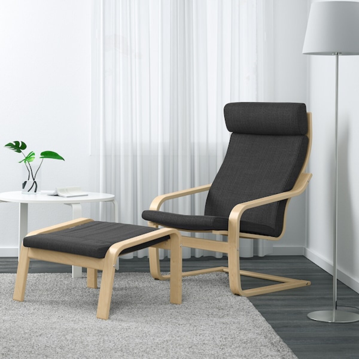 Bild 4 von POÄNG  Sessel und Hocker