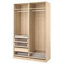 Bild 1 von PAX  Schrankkombination, Eicheneff wlas 150x58x236 cm