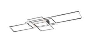 LED-Deckenleuchte Irvine, nickel, 105 x 42 cm