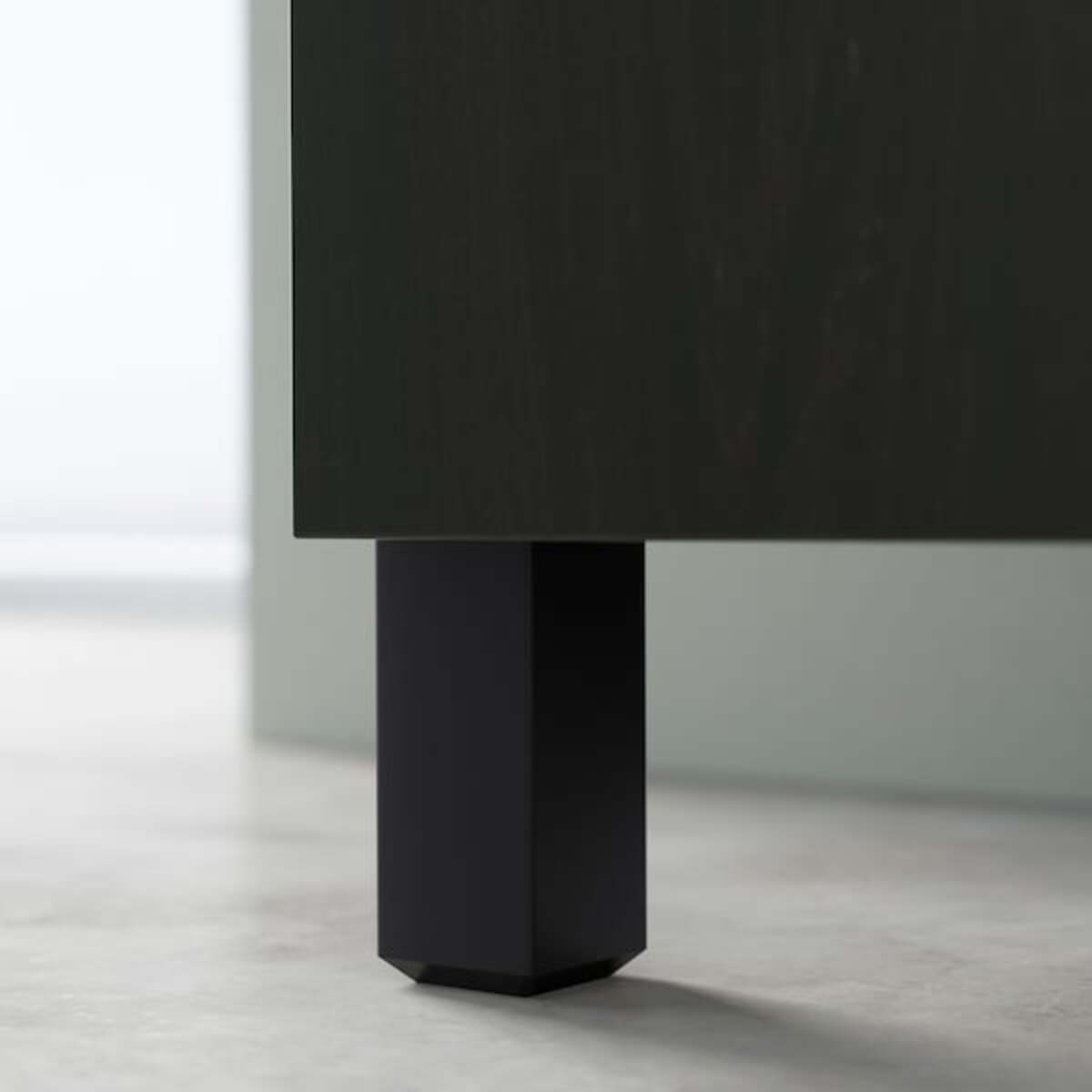 Bild 4 von BESTÅ  TV-Bank mit Türen, schwarzbraun/Lappviken/Stubbarp schwarzbraun 120x42x74 cm