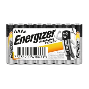 Energizer Batterie Alkaline Power Micro AAA 8er