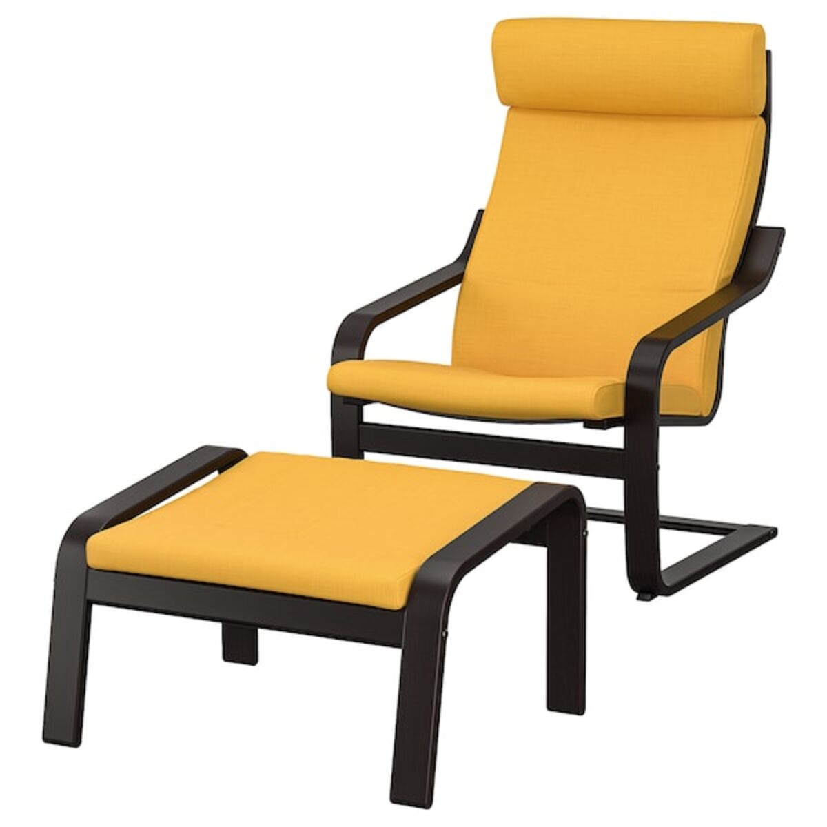 Bild 1 von POÄNG  Sessel und Hocker