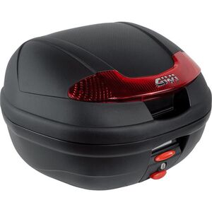 Givi Monolock® Topcase Vision E340N schwarz/rot 34 Liter