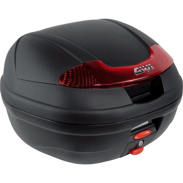 Bild 1 von Givi Monolock® Topcase Vision E340N schwarz/rot 34 Liter