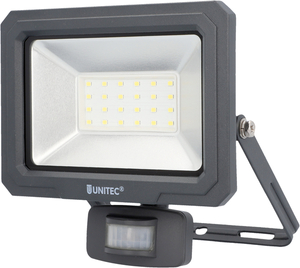 UniTec LED Strahler anthrazit mit Bewegungsmelder 30 W 2550 lm