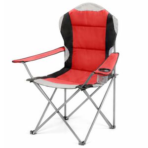 Deluxe Camping- & Anglerstuhl 90 x 60 x 105 cm rot