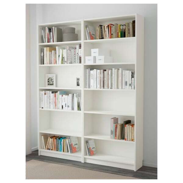 Bild 2 von BILLY  Bücherregal, weiß 160x28x202 cm
