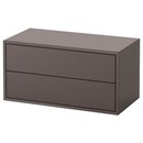 Bild 1 von EKET  Schrank mit 2 Schubladen, dunkelgrau 70x35x35 cm