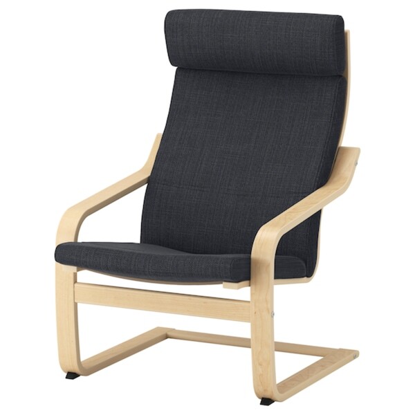 Bild 2 von POÄNG  Sessel und Hocker