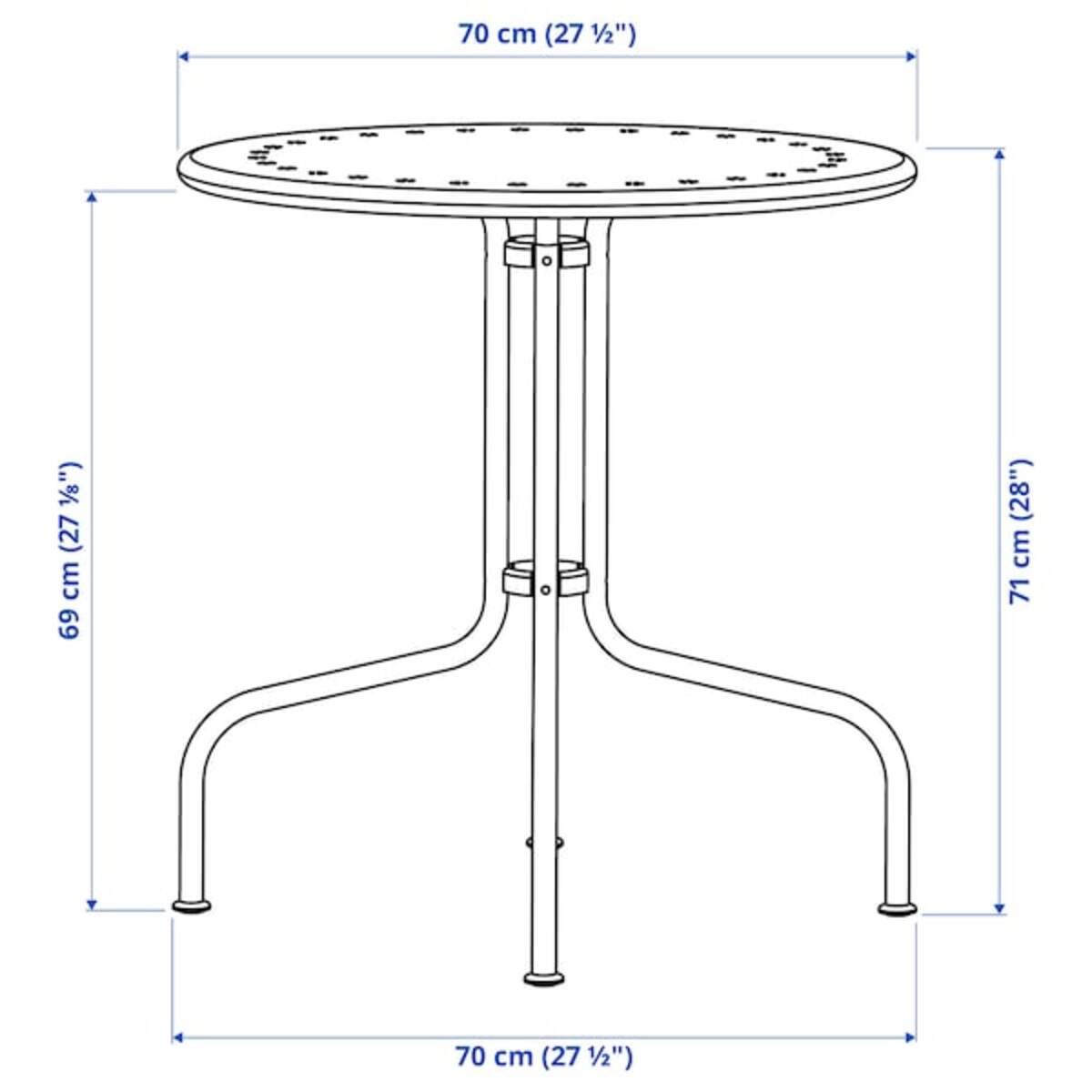 Bild 3 von LÄCKÖ  Tisch+2 Stühle/außen