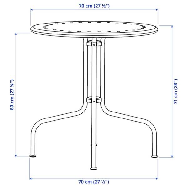 Bild 3 von LÄCKÖ  Tisch+2 Stühle/außen