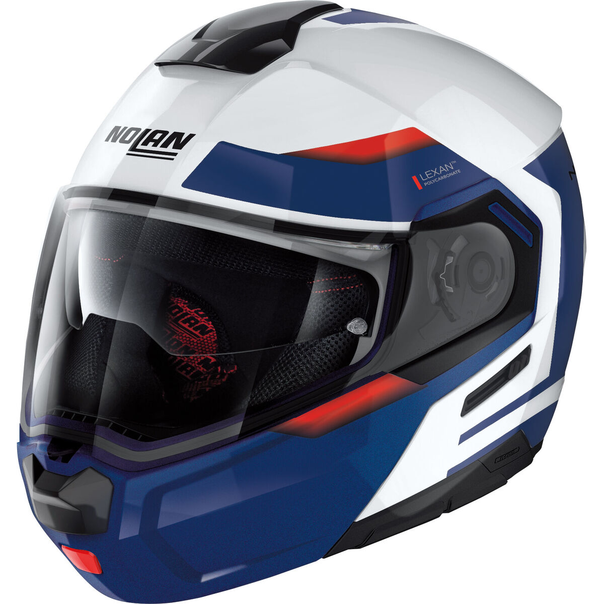 Bild 1 von Nolan N90-3 n-com Reflector weiß #38 XS